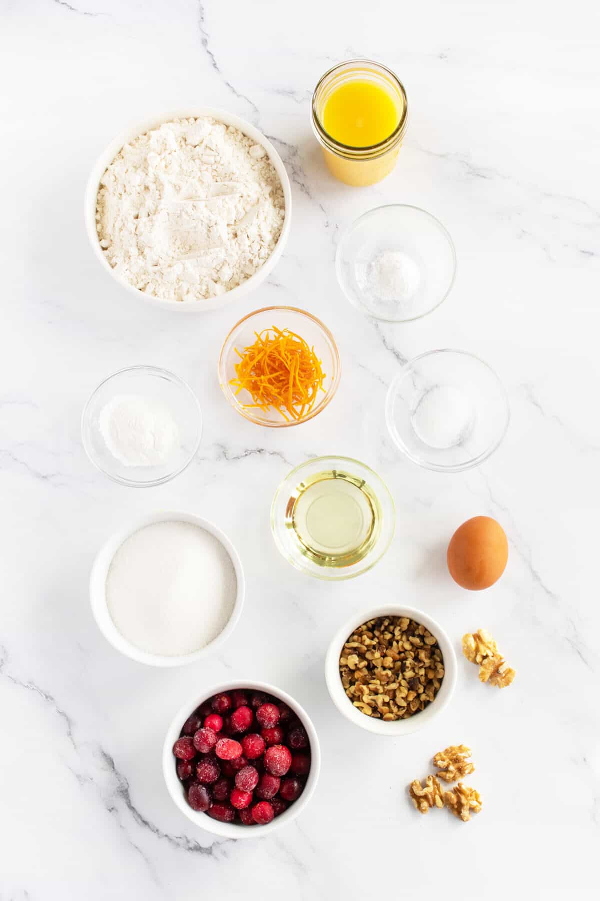 Cranberry nut bread ingredients