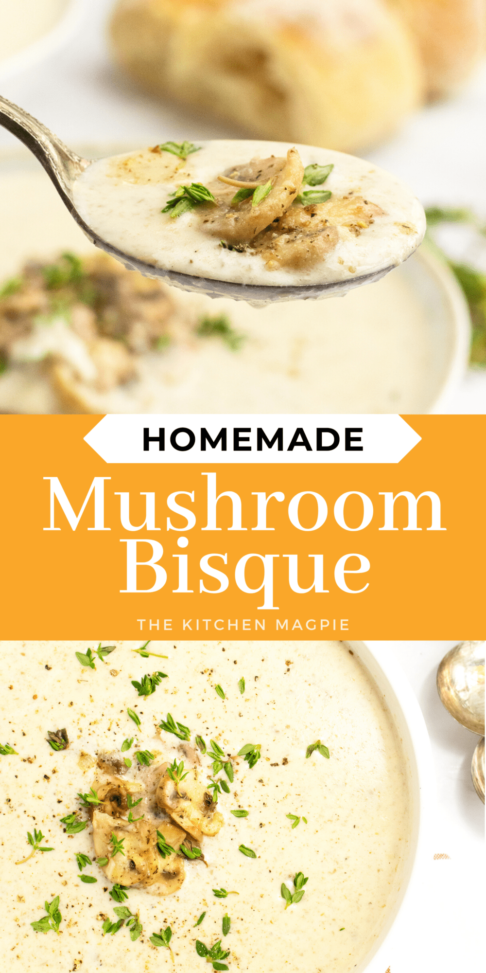 Creamy, rich, and packed with mushroom flavor, this is the soup to make if you love mushrooms.