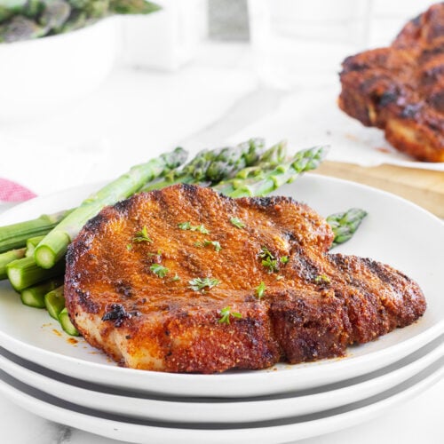 Grilled Pork Chops - The Kitchen Magpie