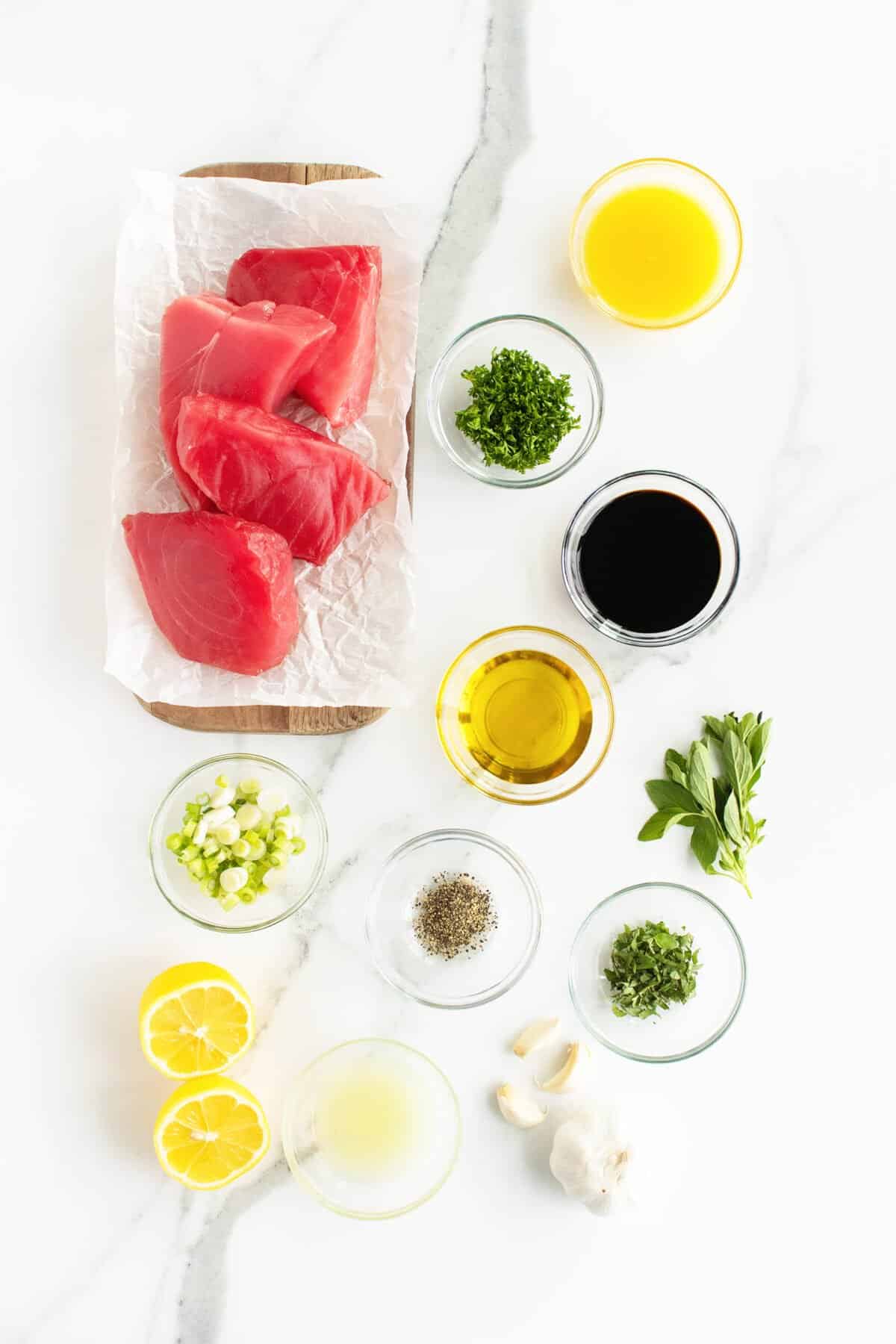 grilled tuna steaks ingredients