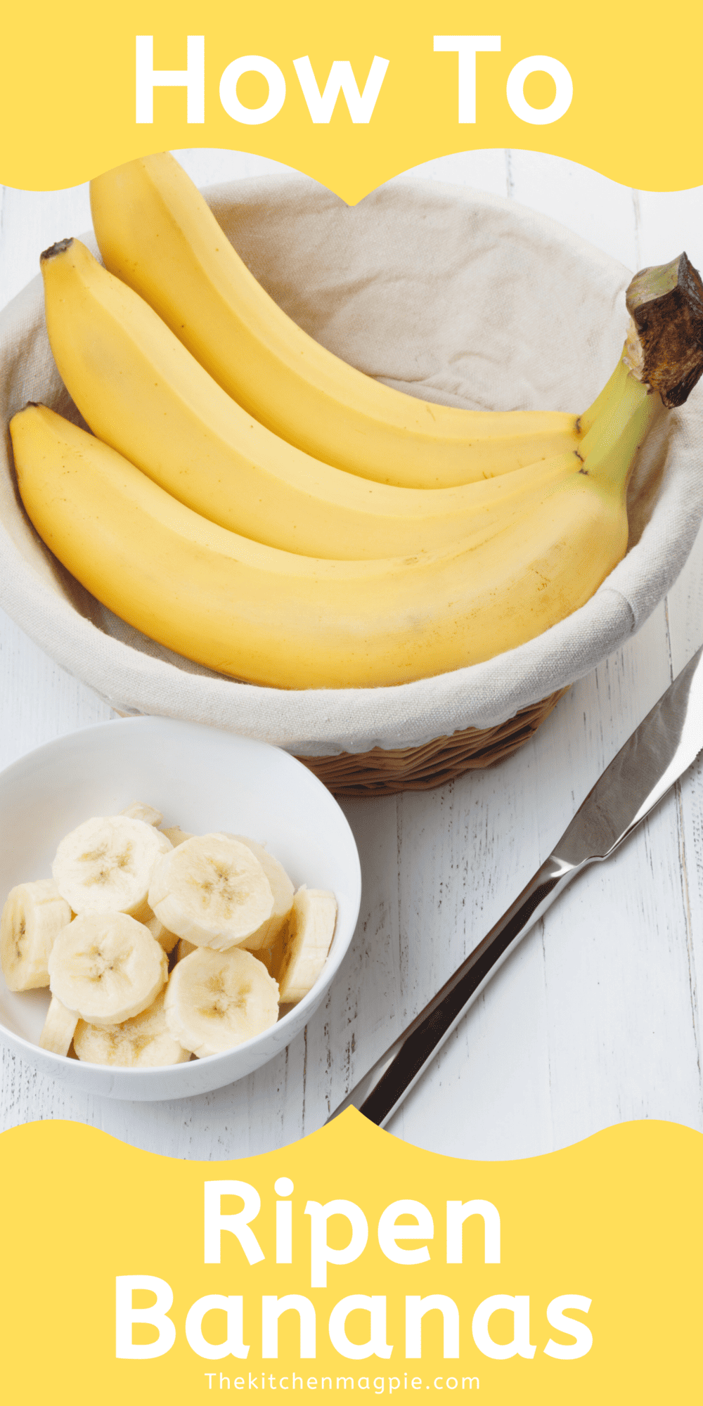 Curious how to ripen up bananas that you just picked up from the store? Follow this simple how-to to get them nice and yellow in no time.