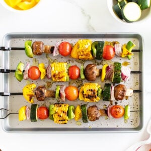 Grilled Veggies on a baking tray