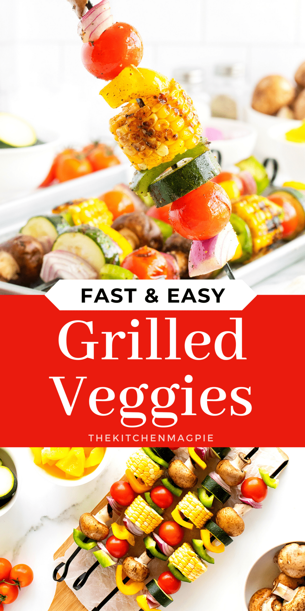 Done right, grilled veggies should be a bit charred, crispy, and super delicious, perfect as a main for a vegetarian or as the side dish for some grilled meats.