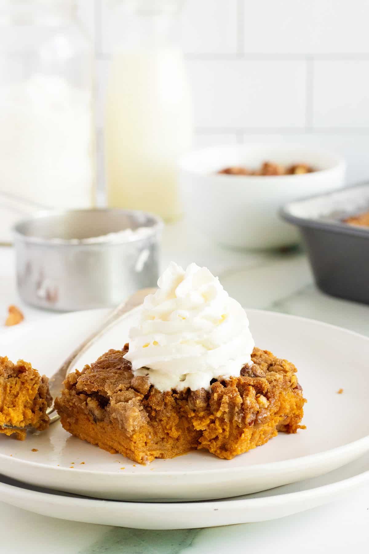 Pumpkin Dump Cake - The Kitchen Magpie