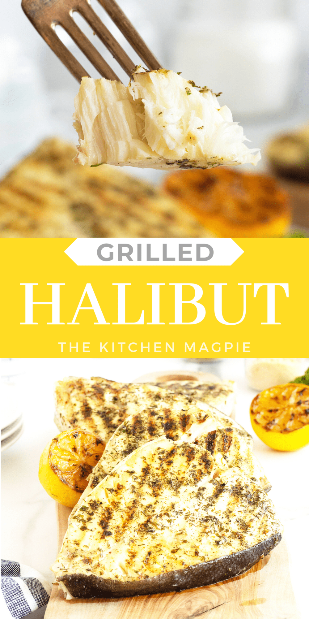 Fire up the grill and make some halibut steaks for dinner! The seasoning is easy and uses ingredients you already have at home!