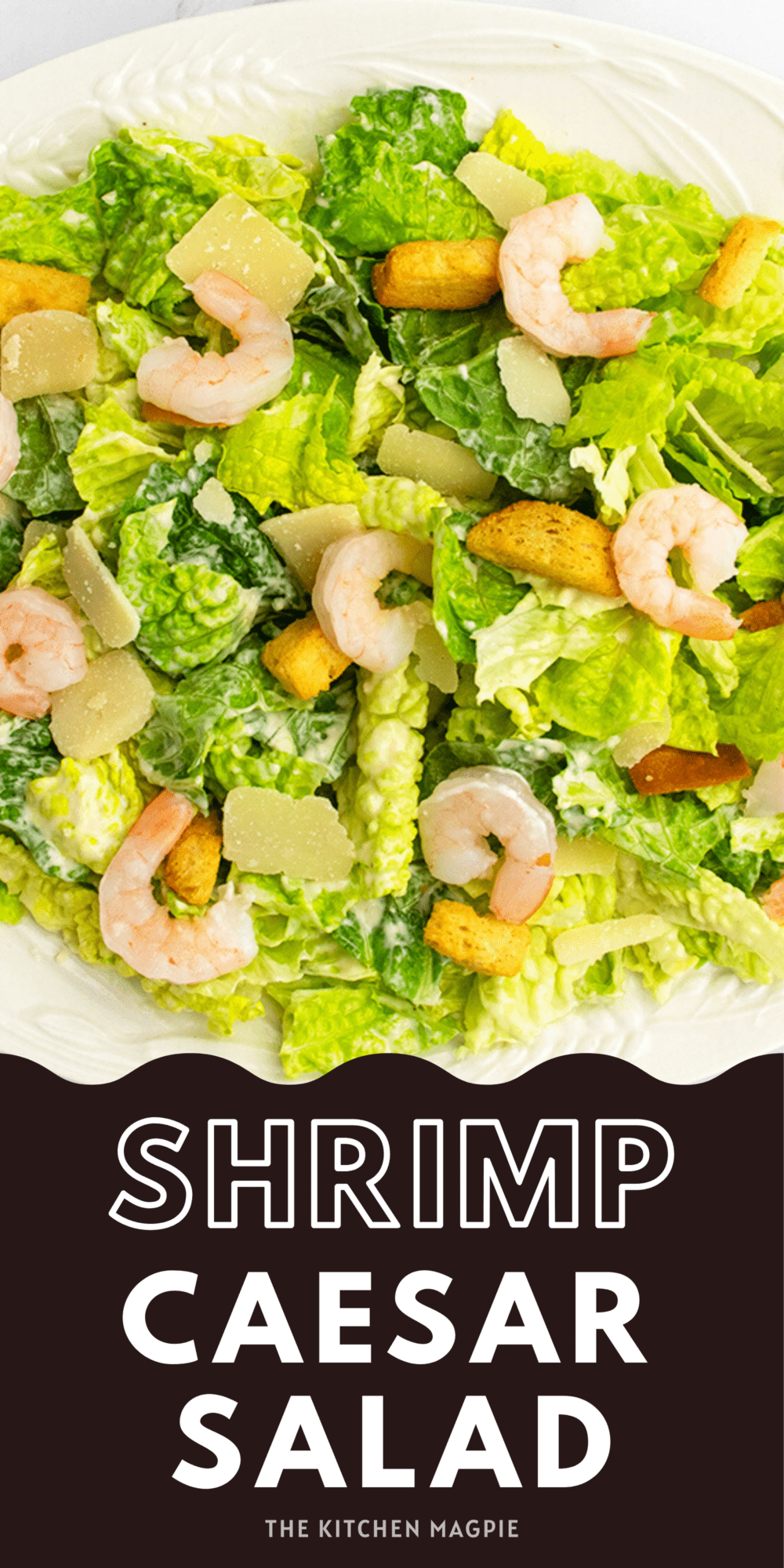 A simple, tasty Caesar salad is a great mainstay when it comes to a light lunch. To make it even better and more nutritious, a healthy helping of shrimp make it way better.