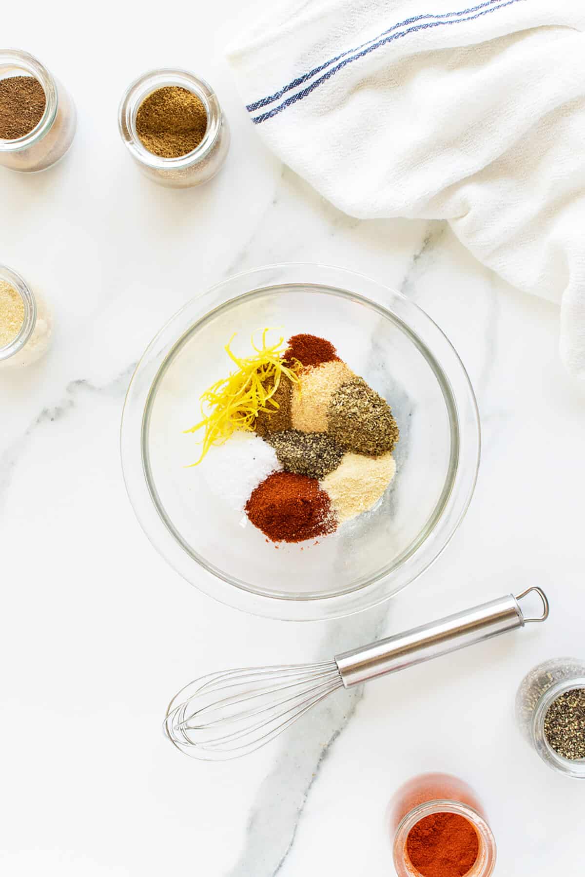 fish seasoning in a mixing bowl