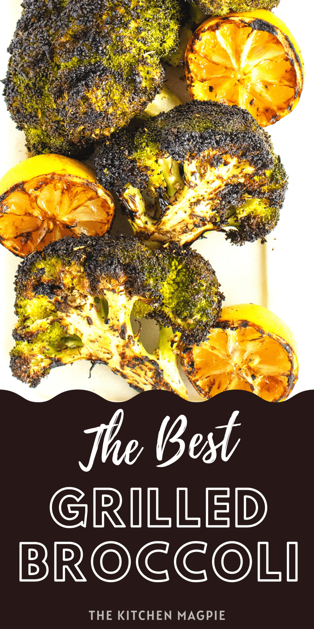 Tender broccoli grilled to perfection  with a light marinade giving it a great flavor!