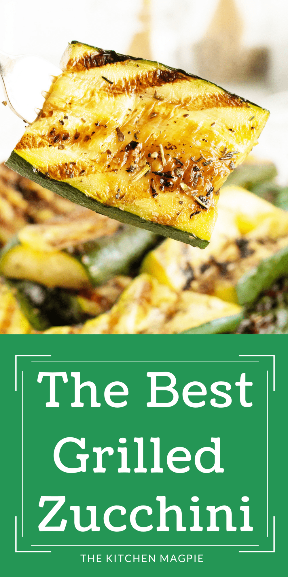 Fast, easy and healthy, this grilled zucchini uses ingredients that are already in your pantry and is a plentiful vegetable side dish!