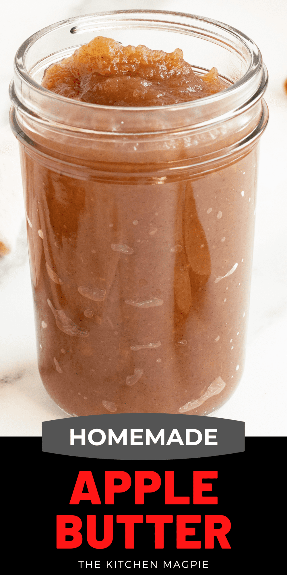 Mixed with plenty of autumnal spices and blended into a smooth paste, apple butter can be used as an ingredient in plenty of dessert recipes or spread onto some toast and eaten like marmalade.            