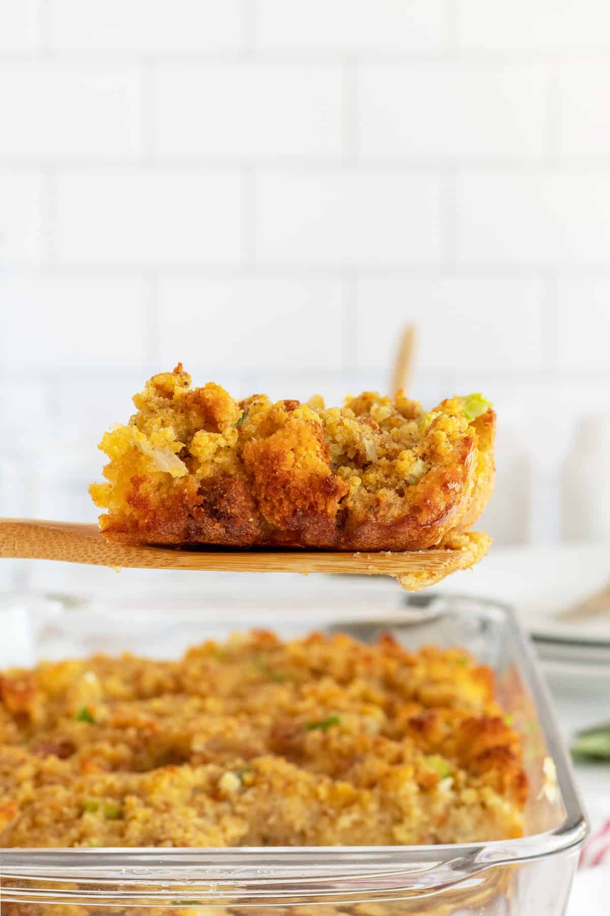 Cajun Cornbread Dressing Recipe - Evolving Table