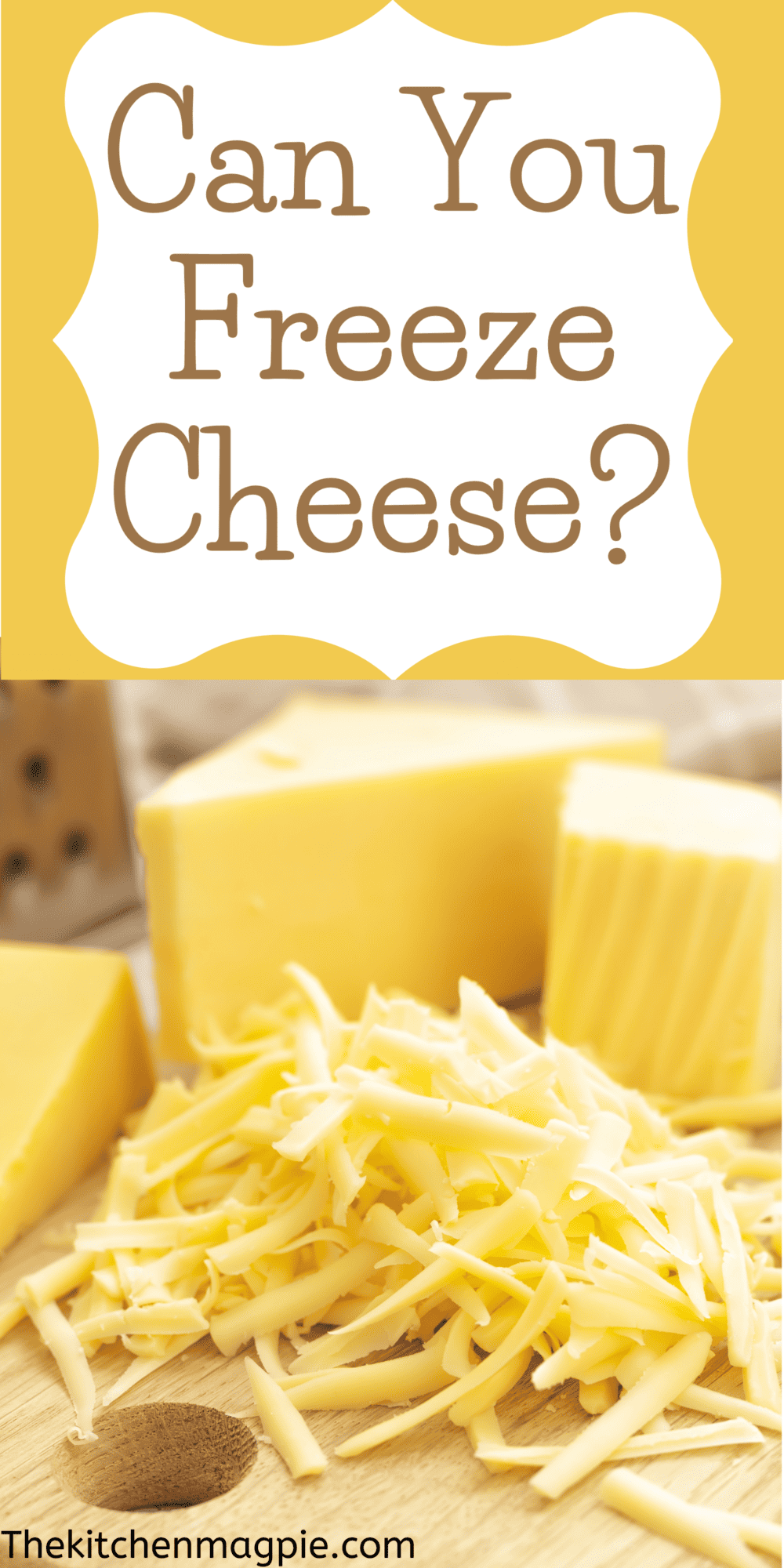 Best ways to freeze different types of cheeses to help extend the life of the cheese so you can use it at a later date.