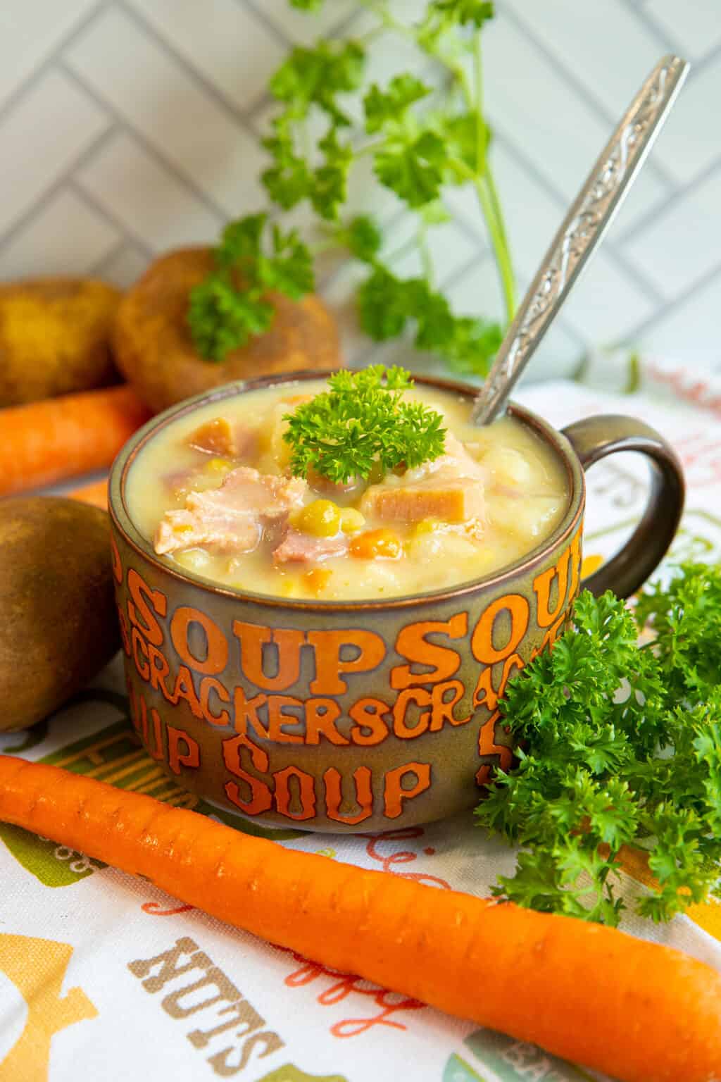 Creamy Ham and Potato Soup The Kitchen Magpie