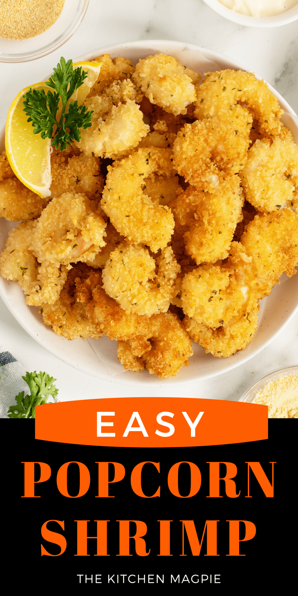 Popcorn Shrimp can be delicious when homemade and served as an appetizer, either for your family or as the perfect party snack!