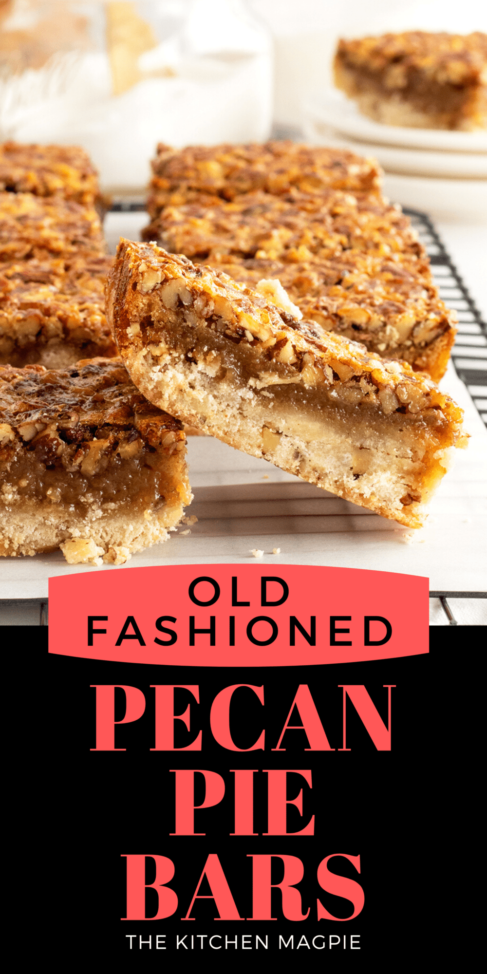 Pecan pie bars combine the warming nuttiness and gooey center of a pie with the convenience of a baked bar.