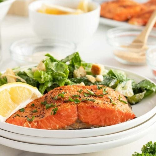 Air Fryer Salmon - The Kitchen Magpie