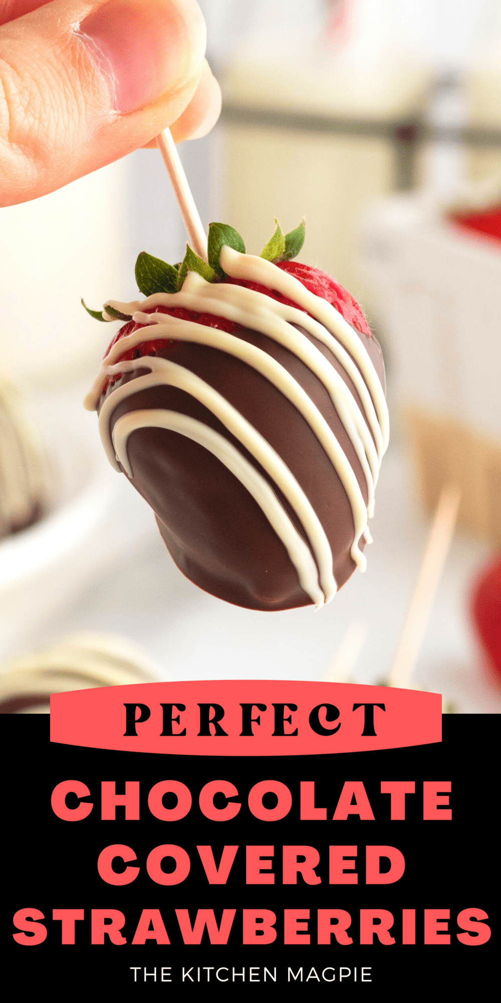 Chocolate covered strawberries are a sweet and lightly tart treat that you can easily make at home in very little time!