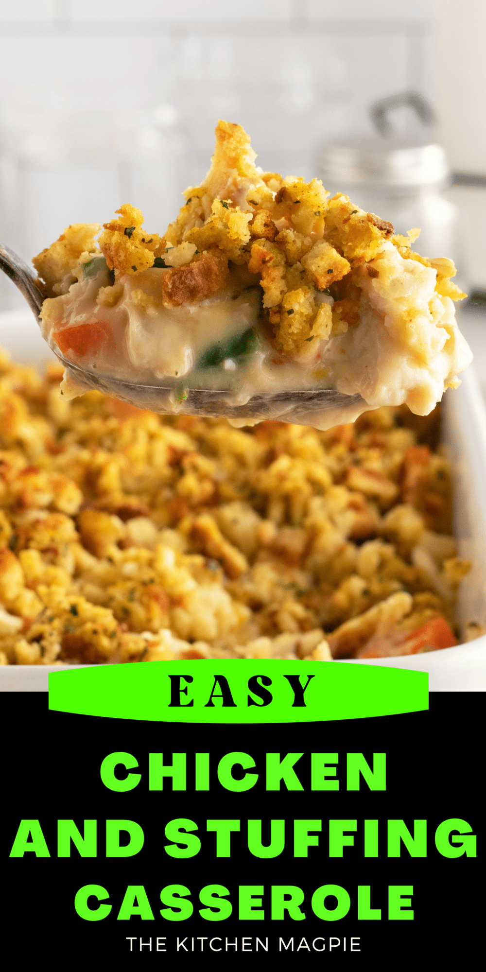 This super simple weekday casserole is the perfect way to use up the leftover chicken while also packing those all-important vegetables into your diet.