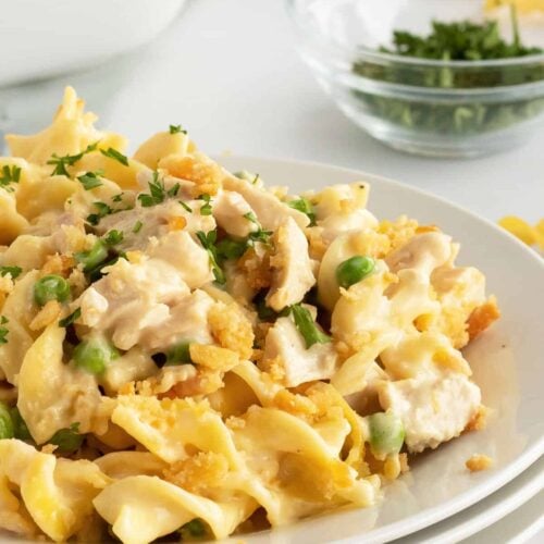 Creamy Turkey Casserole - The Kitchen Magpie