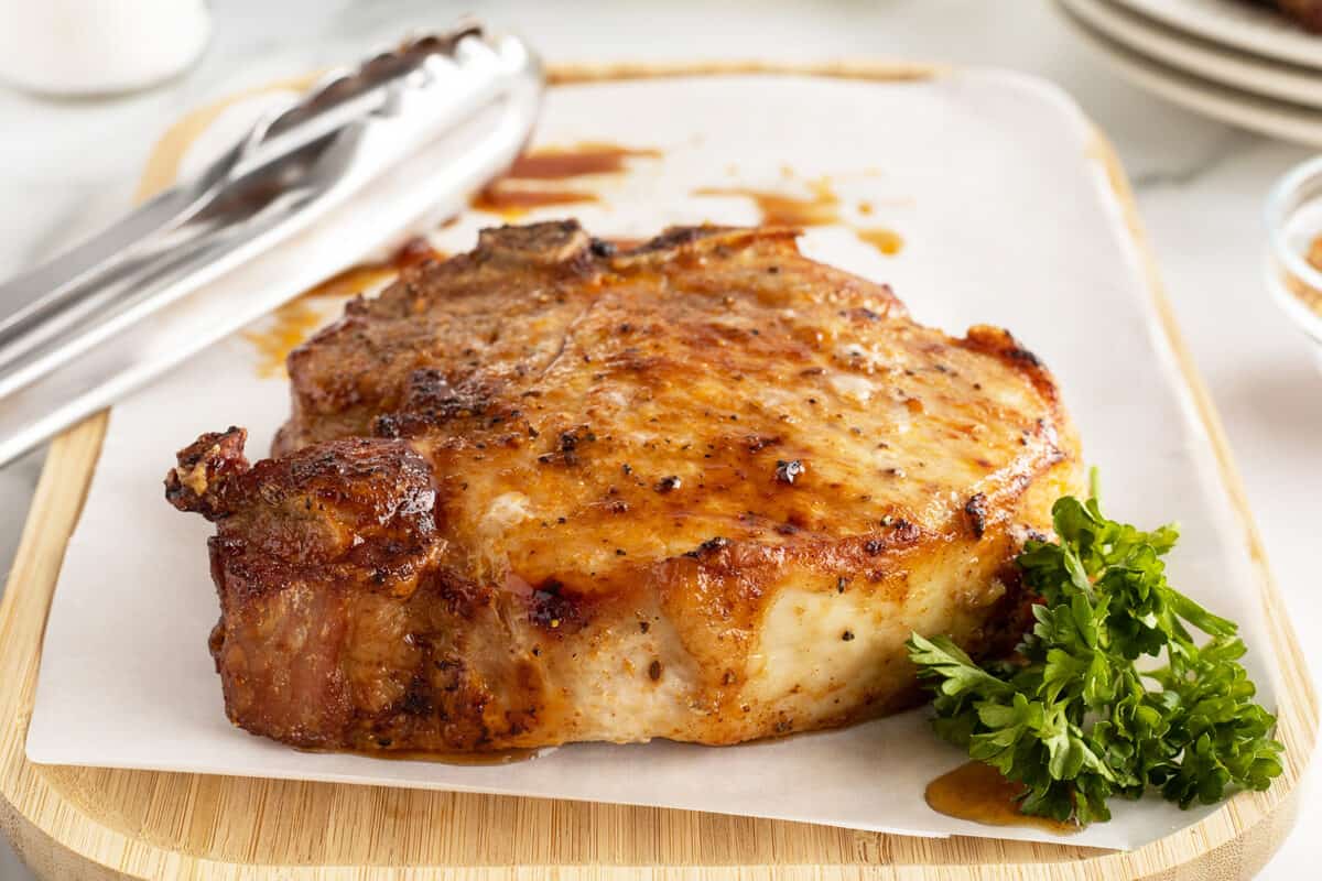 Air Fryer Pork Chops - The Kitchen Magpie