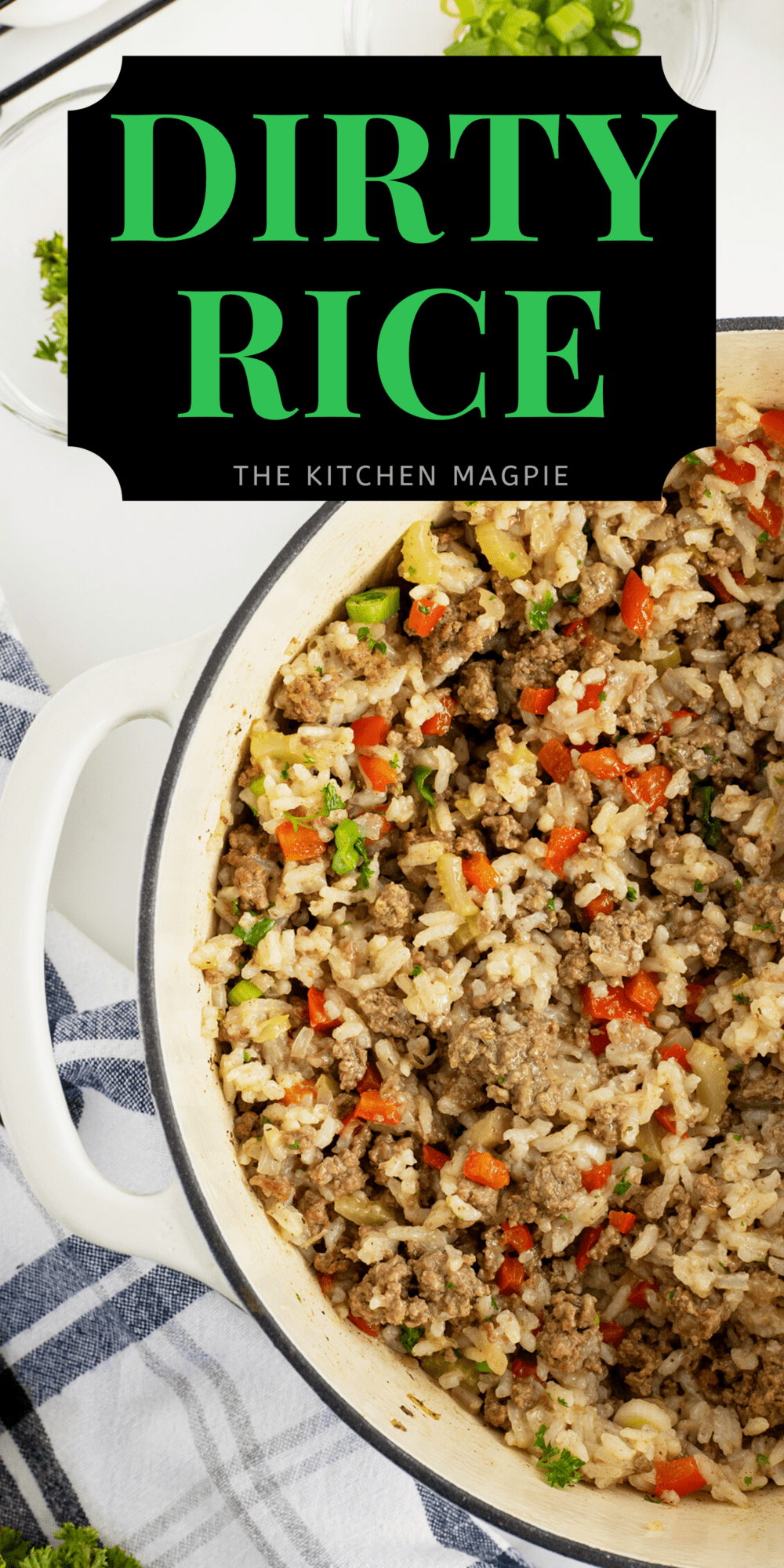 A Creole classic, dirty rice is the perfect dish to make to get in touch with some Southern roots. As long as it looks dirty, browned, meaty, and savory, it is probably going to be delicious!