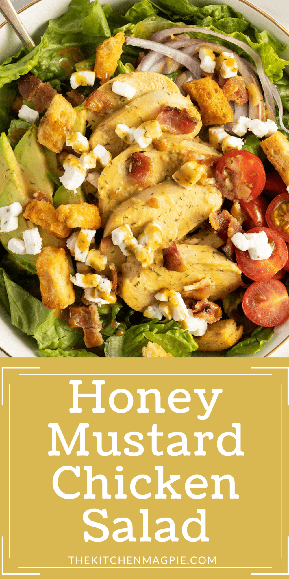 With this delicious honey mustard chicken salad recipe, you can add a healthy and delicious salad to your dinner rotation.