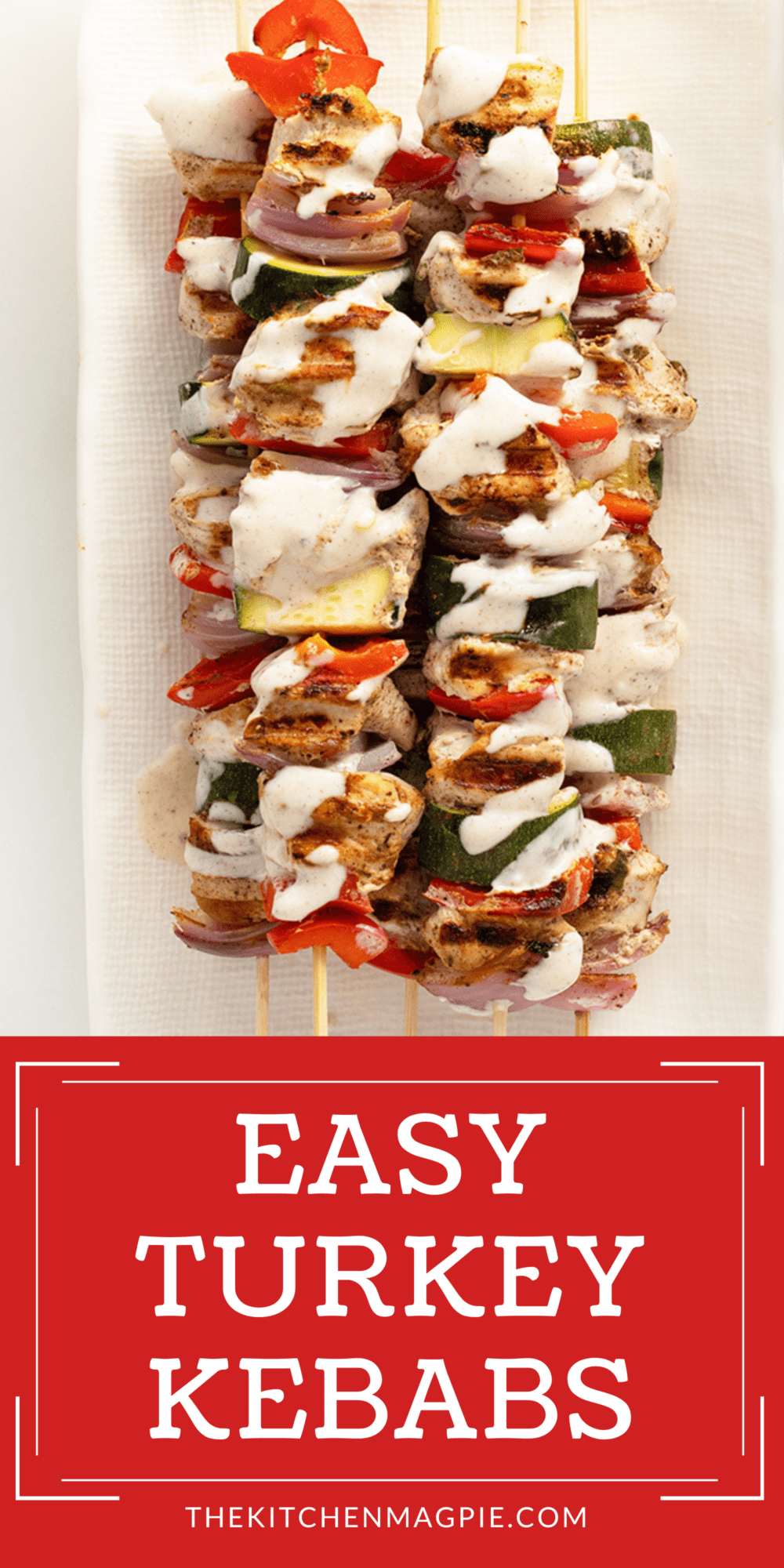 Turkey Kebabs are the perfect way to combine meat and vegetables into one dish, and these turkey kebabs do just that in a healthy way!