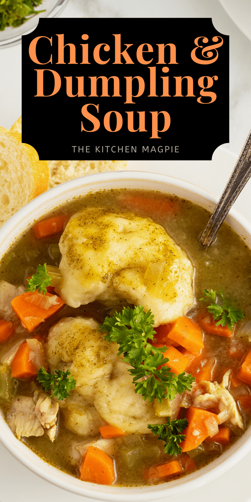 Nothing screams comfort like a good soup, especially a savory, and satisfying, chicken and dumpling soup. 
