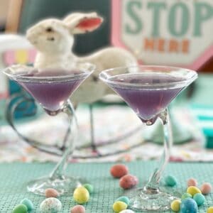 purple easter martini