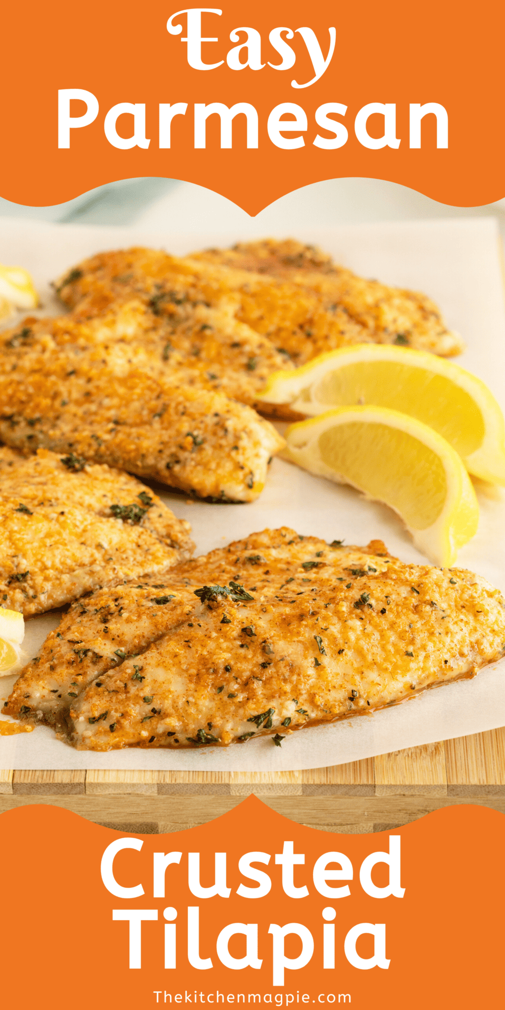 Parmesan crusted tilapia