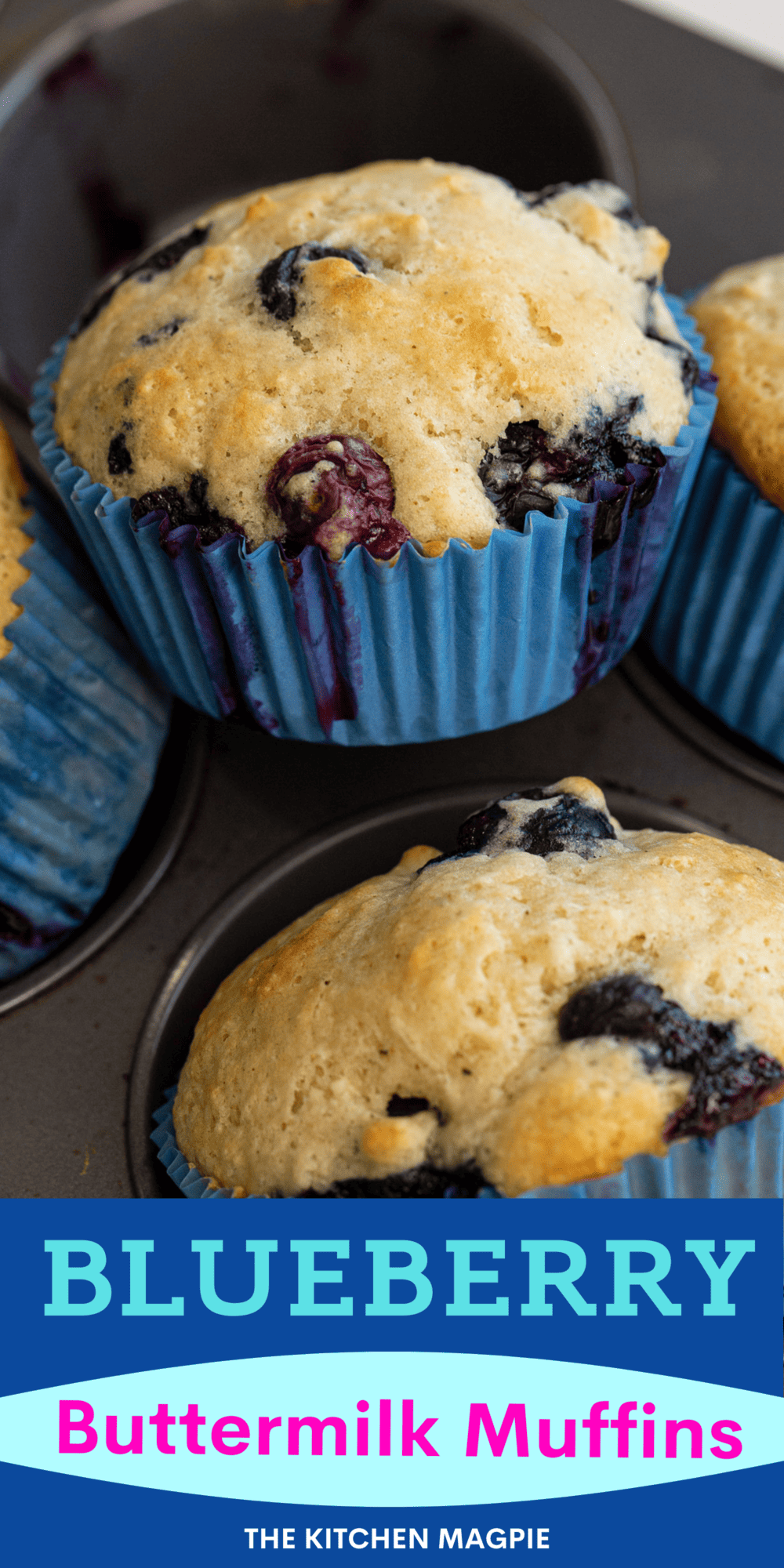How to make decadent blueberry buttermilk muffins, perfect for a quick breakfast or snacks for school.