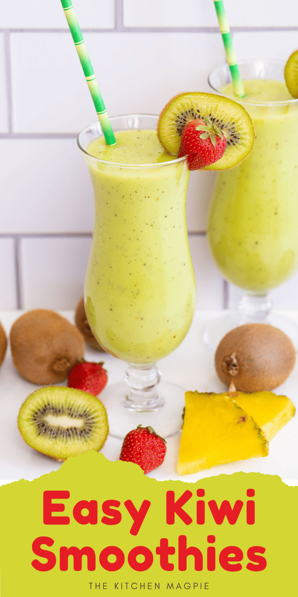 A simple and delicious way to use up leftover fruit to make a healthy pair of smoothies that kids (or you) will love.