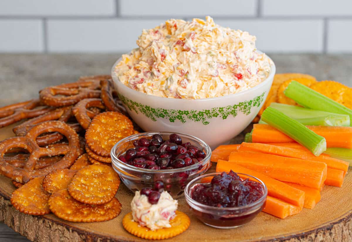 pimento cheese in a bowl