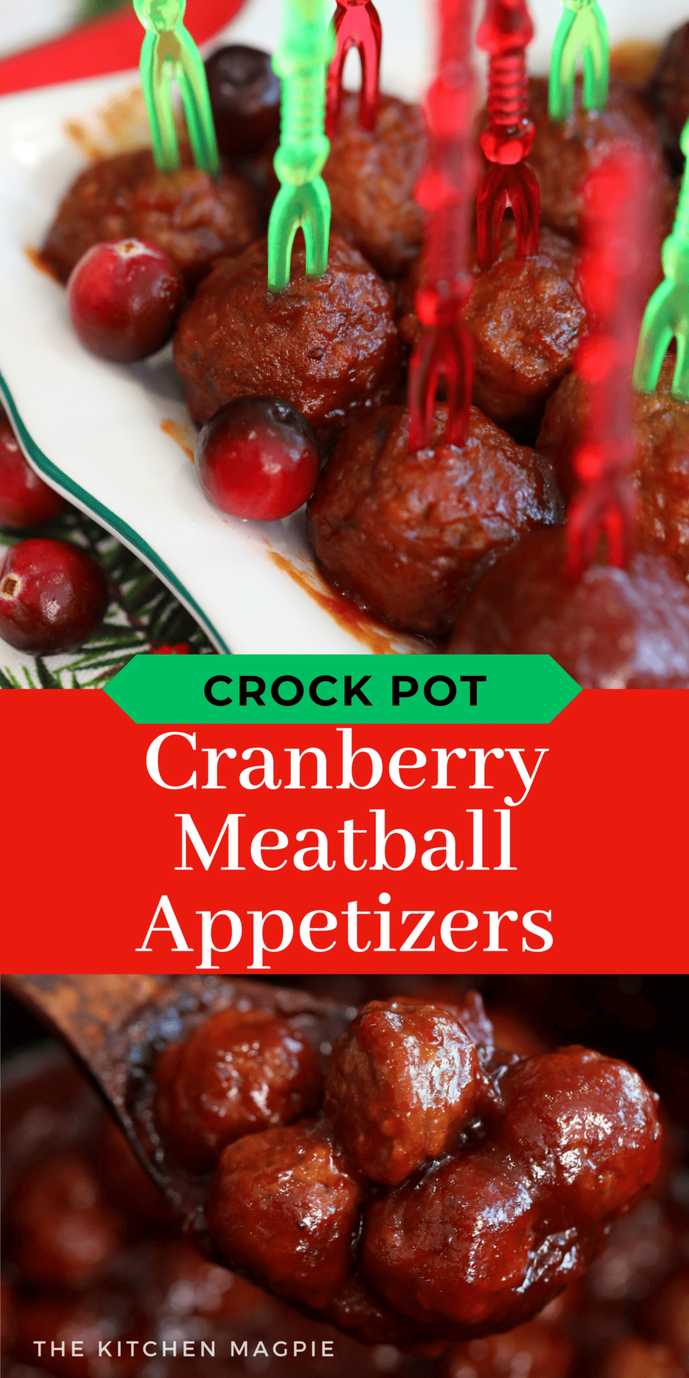 A quick homemade sauce makes these cranberry cocktail meatballs a party favorite! Heat them up in your slow cooker and serve to your guests when ready! 