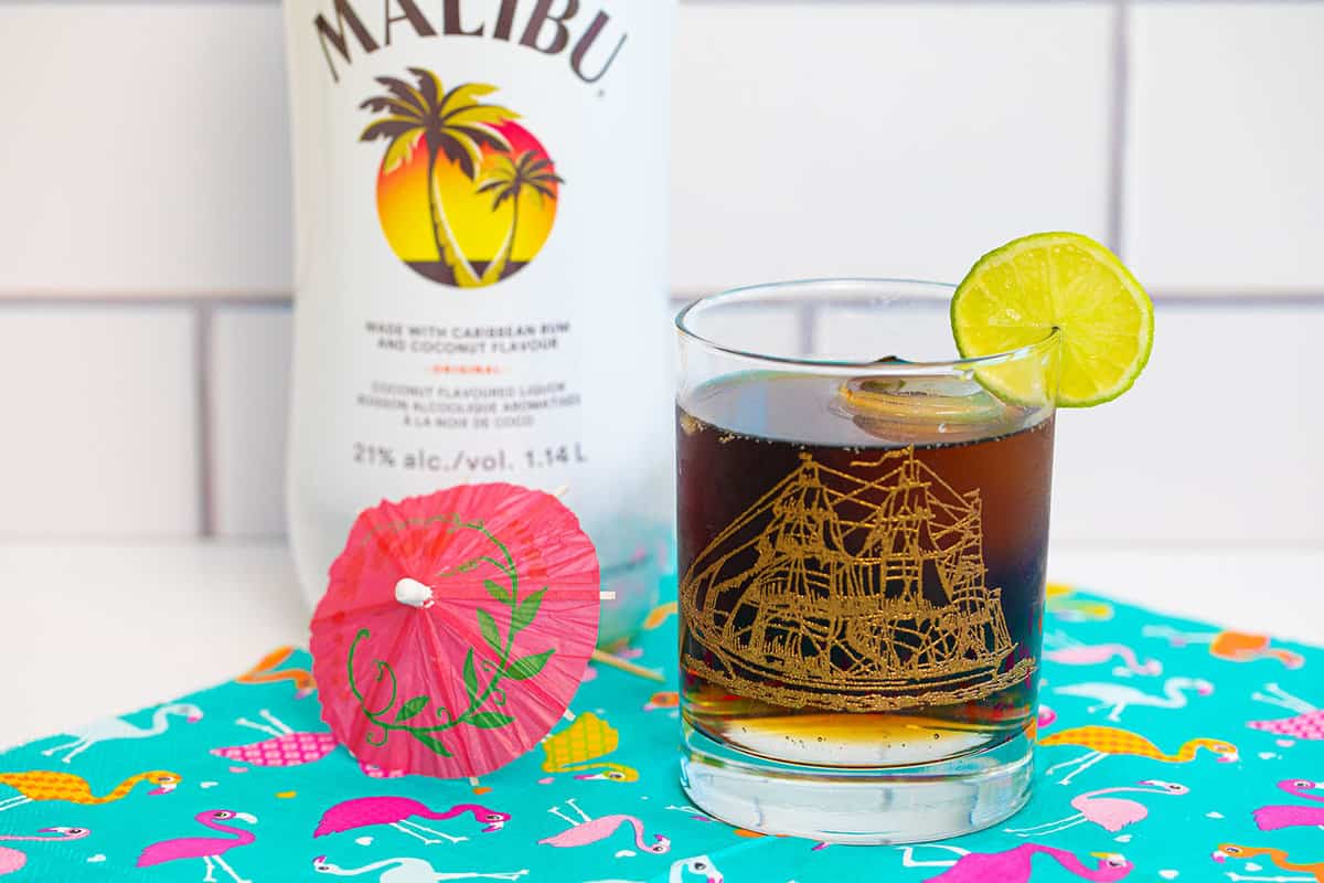 Malibu Rum And Coke