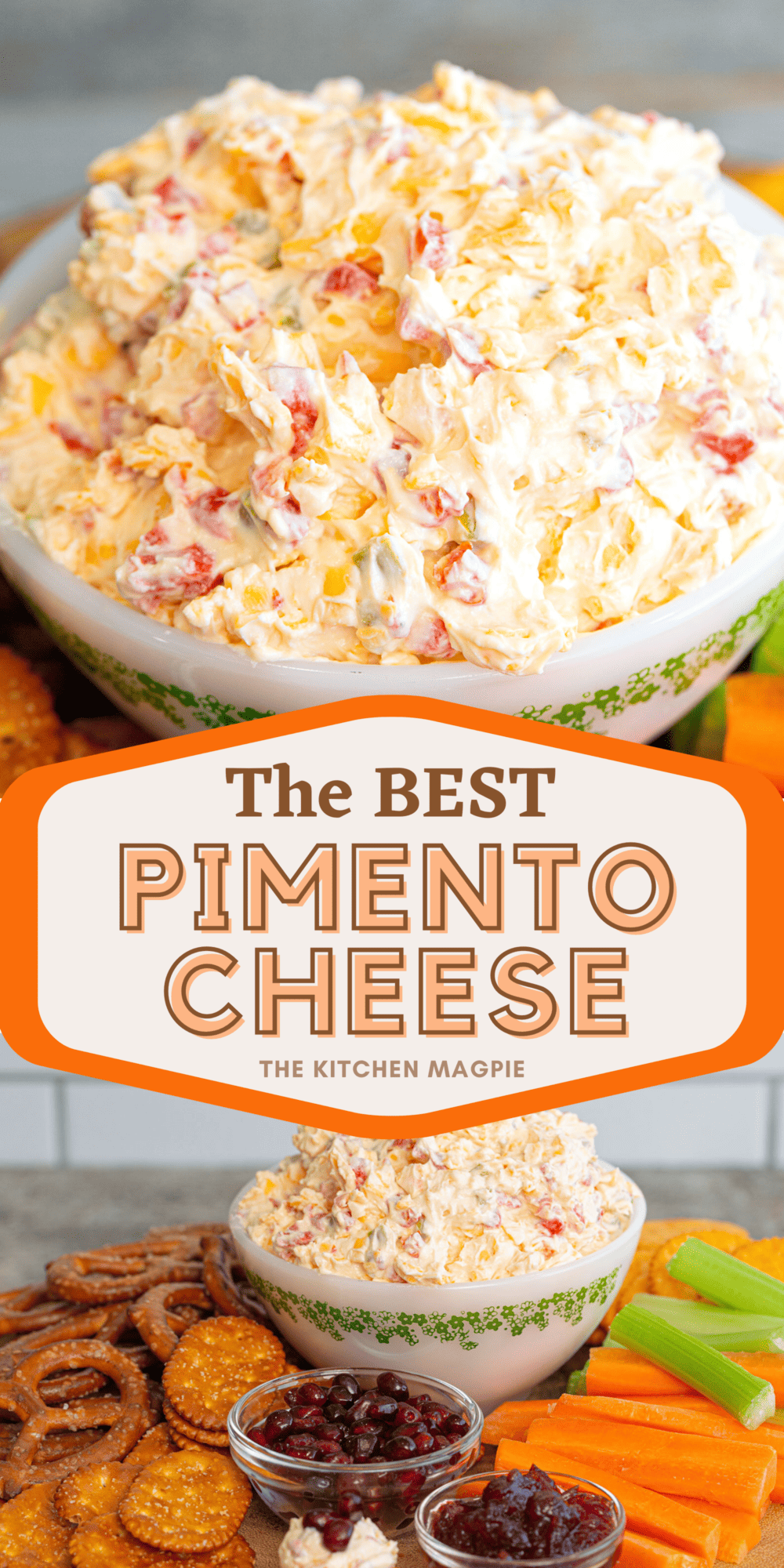 How to make southern style pimento cheese! Skip the grocery store and make your own pimento cheese spread at home. A secret ingredient makes this the best pimento cheese ever! 