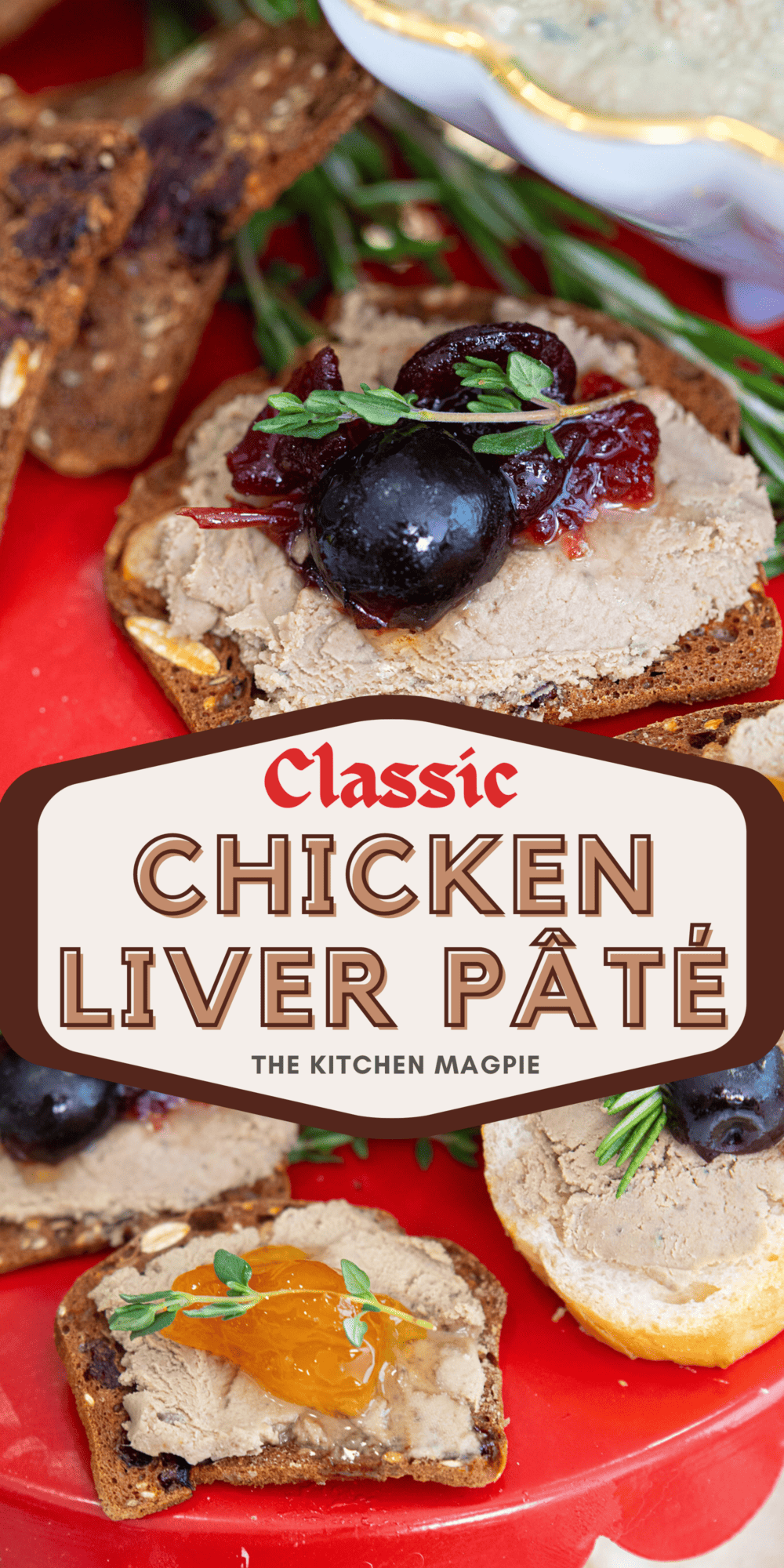 This classic chicken liver pâté is so easy to make at home, and is the perfect appetizer for parties and gatherings! This is best made the night before.