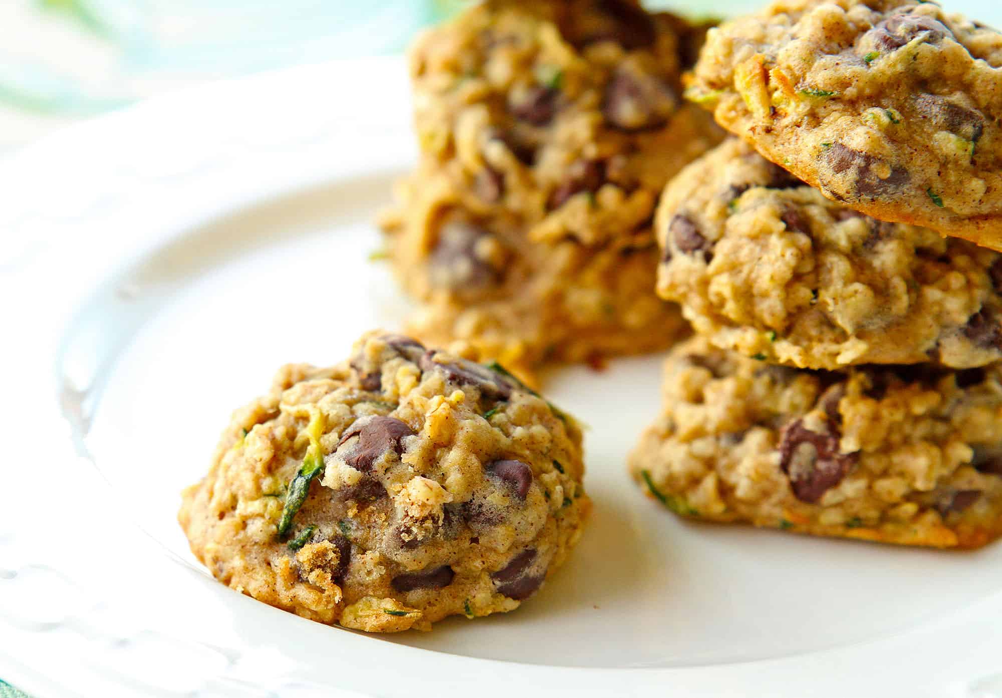 Zucchini Oatmeal Chocolate Chip Cookie Recipe