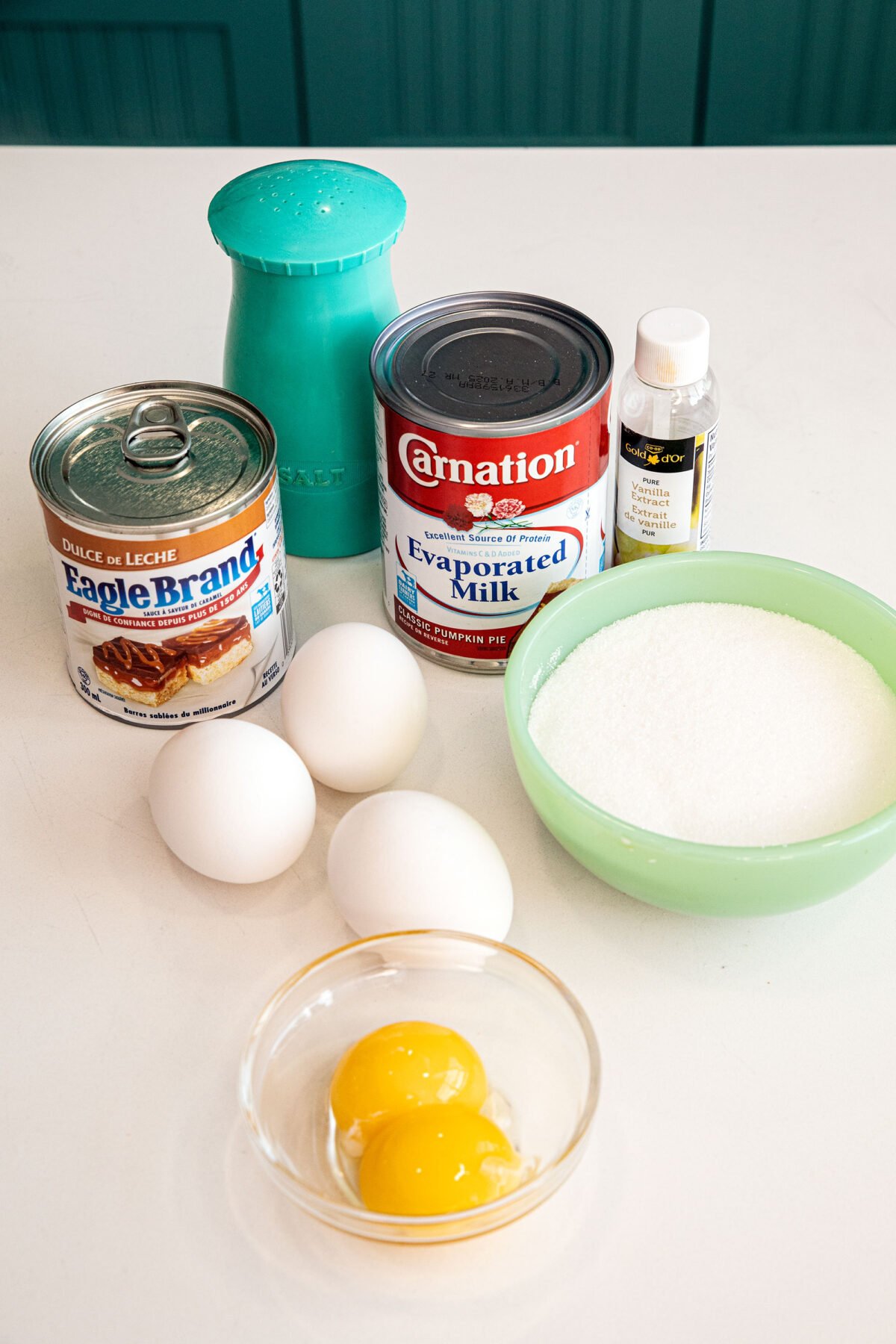 ingredients for making flan