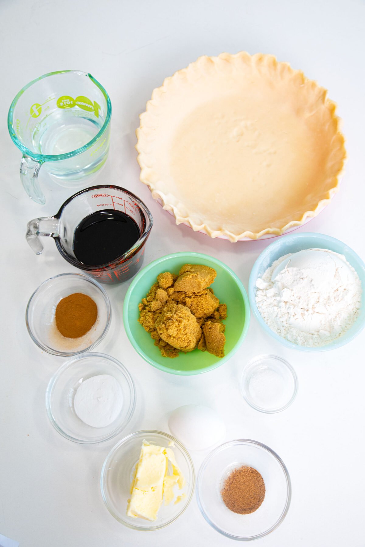 ingredients needed for shoofly pie