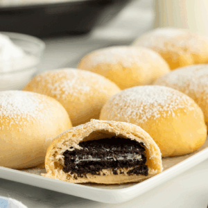 A plate of food on a table.